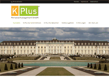 Tablet Screenshot of kplus-ludwigsburg.de